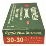 Vintage Box of .30-30 Win. - 160 Gr. M.C.