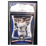 Babe Ruth Topps 2017 baseball card MVP-17, graded