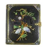 Daguerreotype Book Style papier mache case with