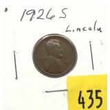 1926-S Lincoln cent