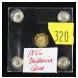 1856 California gold token
