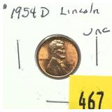 1954-D Lincoln cent