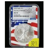 2020 American Silver Eagle, NGC slab certified
