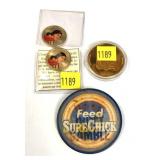 Lot, vintage Donï¿½t Gamble/ Feed Sure Chick