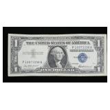 $1 Silver certificate, series of 1957, AU