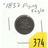 1857 Flying Eagle cent