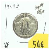 1924-S Standing Liberty quarter