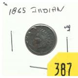 1865 Indian Head cent