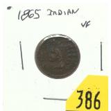 1865 Indian Head cent