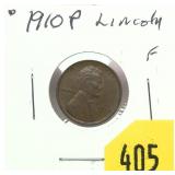 1910 Lincoln cent