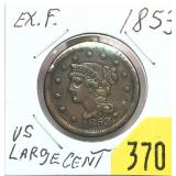 1853 U.S. Large cent