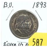 1893 Columbian half dollar