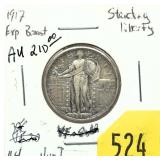1917 Standing Liberty quarter, Type I