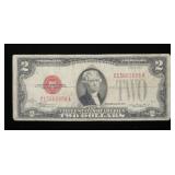 $2 Red seal note, series of 1928