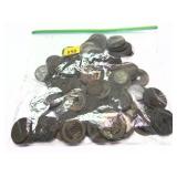 Lot; Misc. coins, 128 pieces