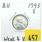 1943-S Lincoln cent
