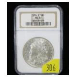 1904-O Morgan dollar, NGC slab certified MS-64