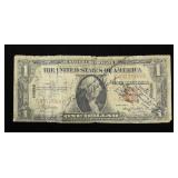 $1 Hawaii silver certificate, series of 1935A,