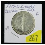 1917-D (Rev.) Walking Liberty half dollar