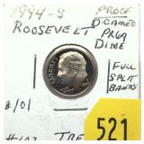 1994-S Roosevelt dime, Proof