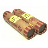 X 2 -Wheat cent rolls -X 2- Sold by the roll,