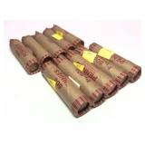 X 10 -Lincoln Memorial cents, mixed dates -X 10-