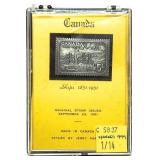 Canadian Commemorative .999 Silver stamp