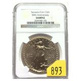 NGC Slab Certified Sample Coin Club token