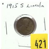 1915-S Lincoln cent