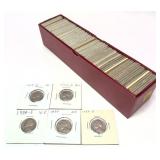 Lot; Jefferson Nickels, 1954-1964, many