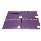 X 4 -Proof sets, 1990-1991 -X 4- Sold by the