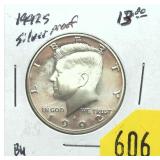 1992-S Kennedy half dollar, Silver