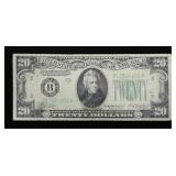 $20 Federal Reserve note, series of 1934A
