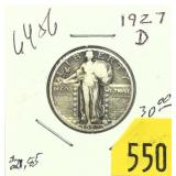 1927-D Standing Liberty quarter