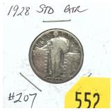 1928 Standing Liberty quarter