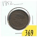 1852 U.S. Large cent