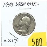 1940 Washington quarter