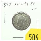 1897 Liberty Head nickel