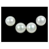 Lot, sterling silver freshwater pearl post