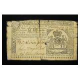 Colonial 1760 Ten Pounds