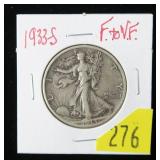 1933-S Walking Liberty half dollar