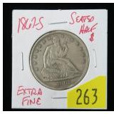 1867-S Seated Liberty half dollar