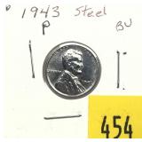 1943 Lincoln cent