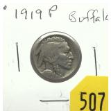 1919 Buffalo nickel