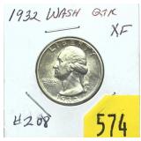 1932 Washington quarter