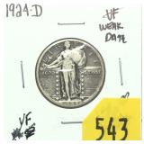 1924-D Standing Liberty quarter