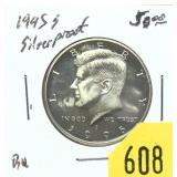 1995-S Kennedy half dollar, silver Proof