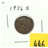 1936-S Lincoln cent