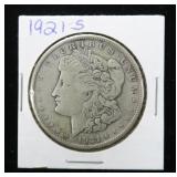 1921-S Morgan dollar