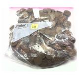 Lot; Wheat cents, 500 pieces
